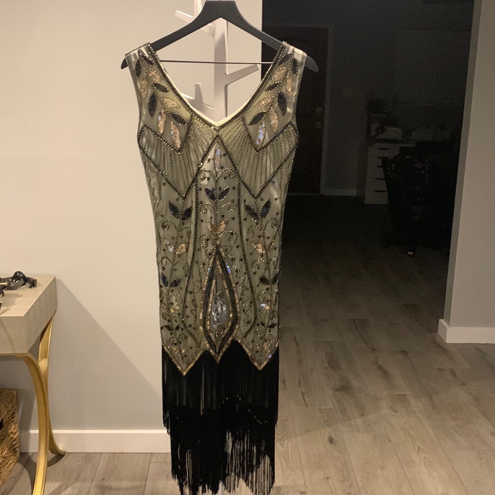 Beaded Flapper Dress